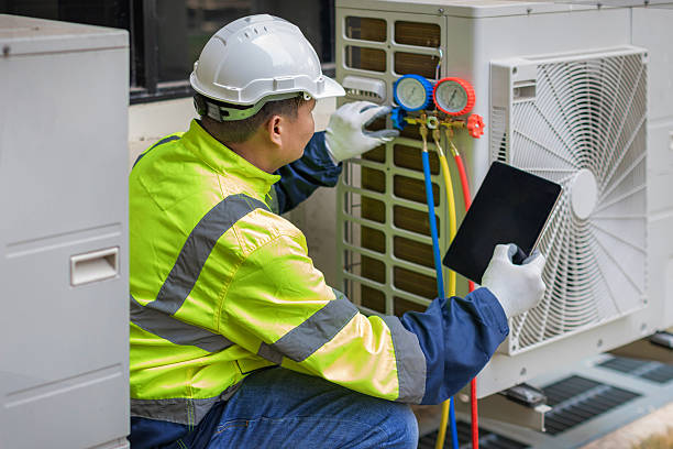 Professional Hvac technician working in Hamilton, NY